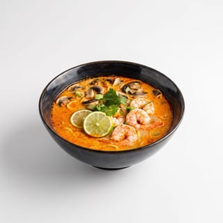 Tom-kha shrimp ramen